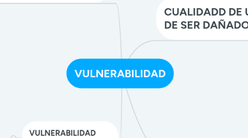 Mind Map: VULNERABILIDAD