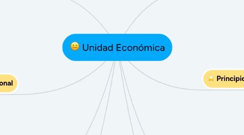 Mind Map: Unidad Económica