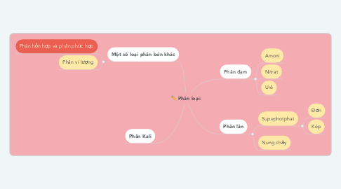 Mind Map: Phân loại: