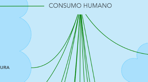Mind Map: CONSUMO HUMANO