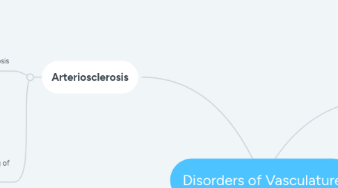 Mind Map: Disorders of Vasculature