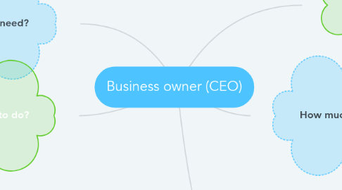 Mind Map: Business owner (CEO)