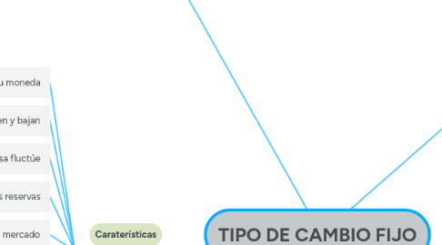 Mind Map: TIPO DE CAMBIO FIJO