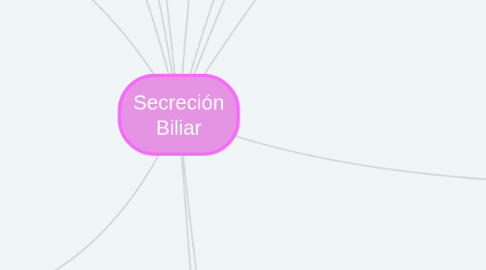 Mind Map: Secreción Biliar
