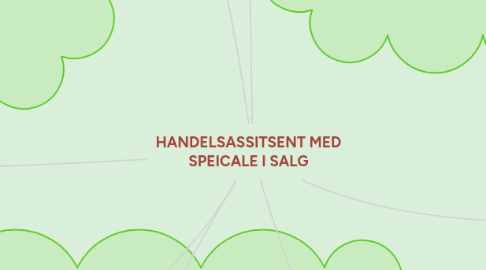 Mind Map: HANDELSASSITSENT MED SPEICALE I SALG