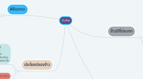 Mind Map: ข้าวไทย