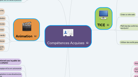 Mind Map: Compétences Acquises