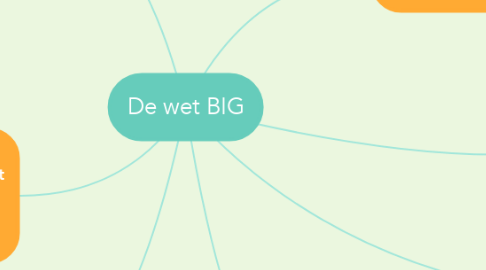 Mind Map: De wet BIG