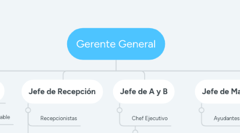 Mind Map: Gerente General