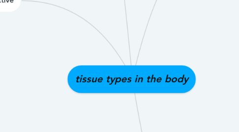 Mind Map: tissue types in the body