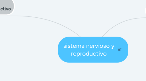 Mind Map: sistema nervioso y reproductivo