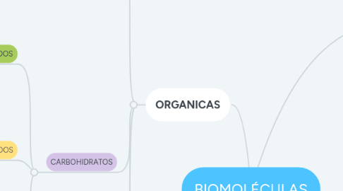 Mind Map: BIOMOLÉCULAS