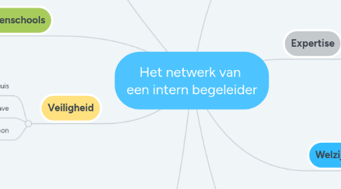 Mind Map: Het netwerk van een intern begeleider