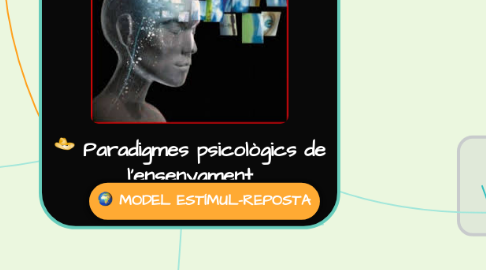 Mind Map: Paradigmes psicològics de l'ensenyament aprenentatge