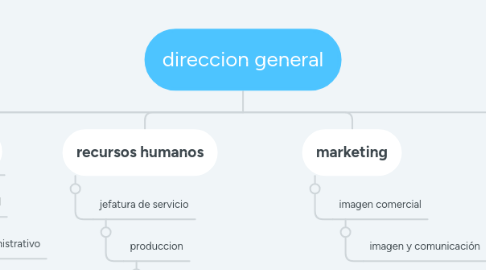 Mind Map: direccion general