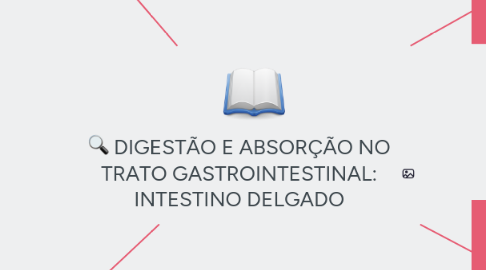 Mind Map: DIGESTÃO E ABSORÇÃO NO TRATO GASTROINTESTINAL: INTESTINO DELGADO