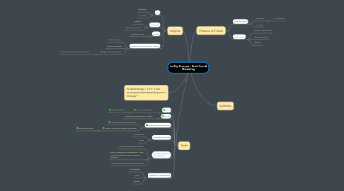 Mind Map: Le Slip Français - Brief Com & Marketing