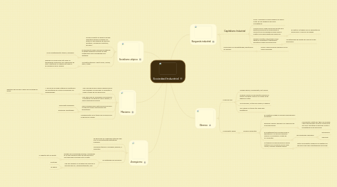 Mind Map: Sociedad Industrial