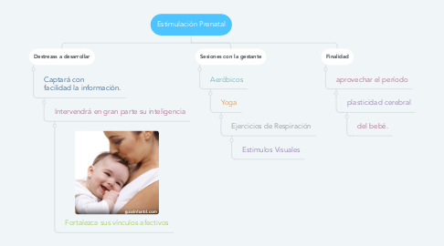 Mind Map: Estimulación Prenatal