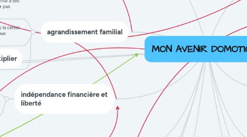 Mind Map: MON AVENIR DOMOTIQUE