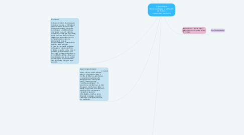 Mind Map: A psicologia fenomenológica e a filosofia de Buber:  o encontro na clínica