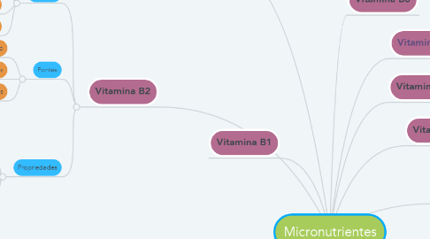 Mind Map: Micronutrientes