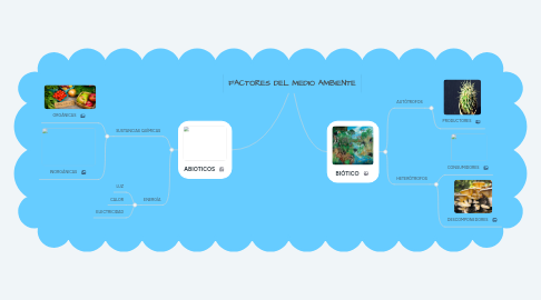 Mind Map: FACTORES DEL MEDIO AMBIENTE