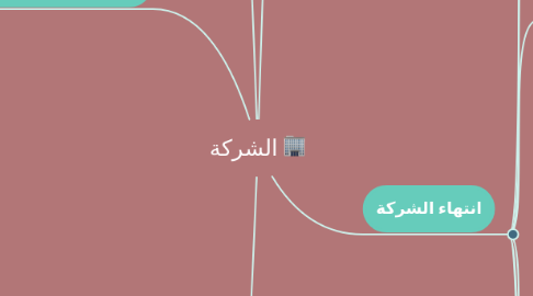 Mind Map: الشركة