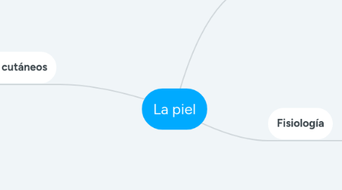 Mind Map: La piel