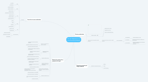 Mind Map: Plan de Adaptación a la Guía Ambiental (PAGA)