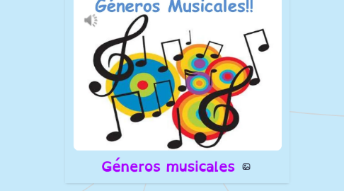 Mind Map: Géneros musicales