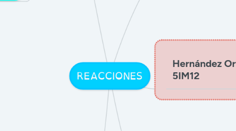 Mind Map: REACCIONES