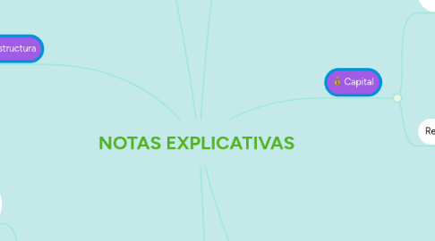 Mind Map: NOTAS EXPLICATIVAS