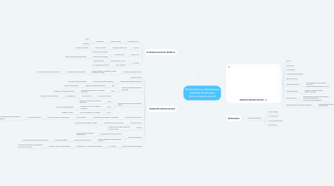 Mind Map: Biomecánica y mecanismos comunes de lesiones de la columna cervical