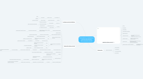 Mind Map: Biomecánica y mecanismos comunes de lesiones  de la columna cervical