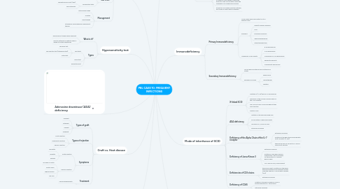 Mind Map: PBL CASE 10: FREQUENT INFECTIONS