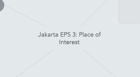 Mind Map: Jakarta EPS 3: Place of Interest