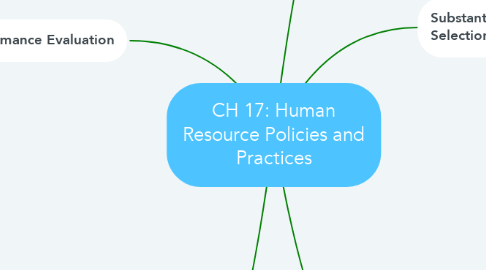 Mind Map: CH 17: Human Resource Policies and Practices