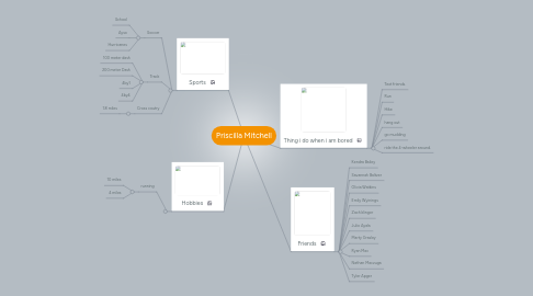 Mind Map: Priscilla Mitchell