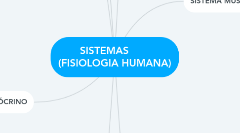 Mind Map: SISTEMAS (FISIOLOGIA HUMANA)