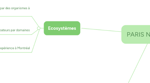 Mind Map: PARIS Numérique