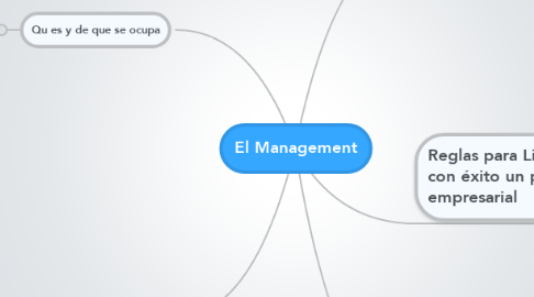 Mind Map: El Management