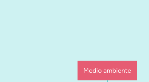 Mind Map: Medio ambiente