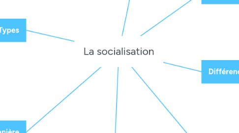 Mind Map: La socialisation