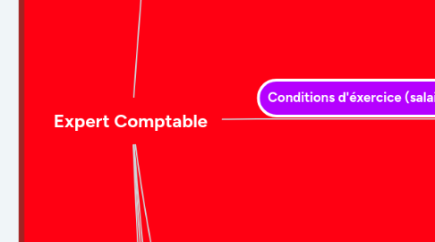 Mind Map: Expert Comptable