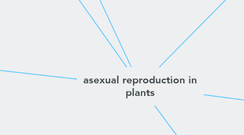 Mind Map: asexual reproduction in plants