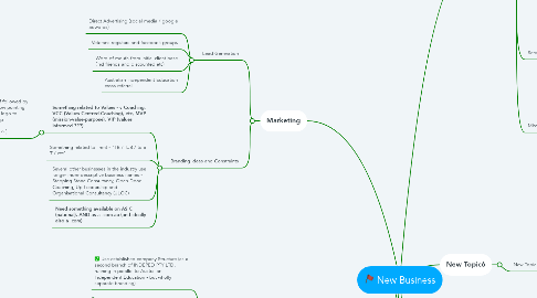 Mind Map: New Business