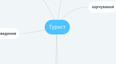 Mind Map: Турист