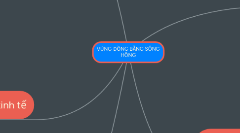 Mind Map: VÙNG ĐỒNG BẰNG SÔNG HỒNG