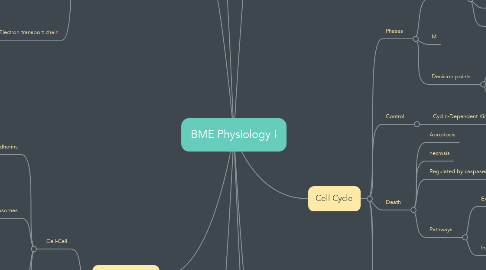 Mind Map: BME Physiology I